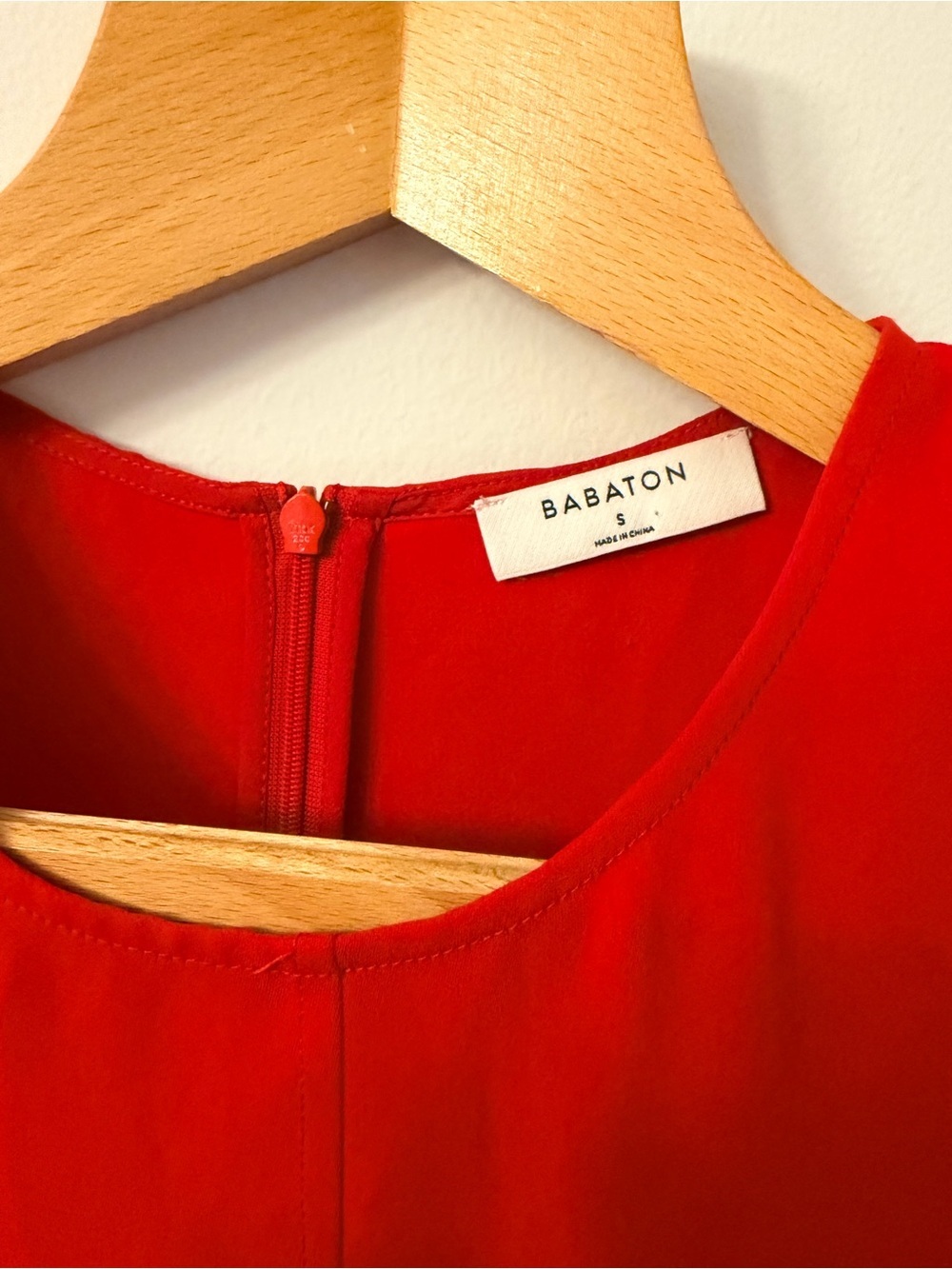Babaton Vibrant Red sleeveless blouse